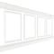 Ekena Millwork Wainscot Paneling Kit, Urethane, 94-1/2 in L, Factory Primed WPKUSQ031P040 - alternate 2